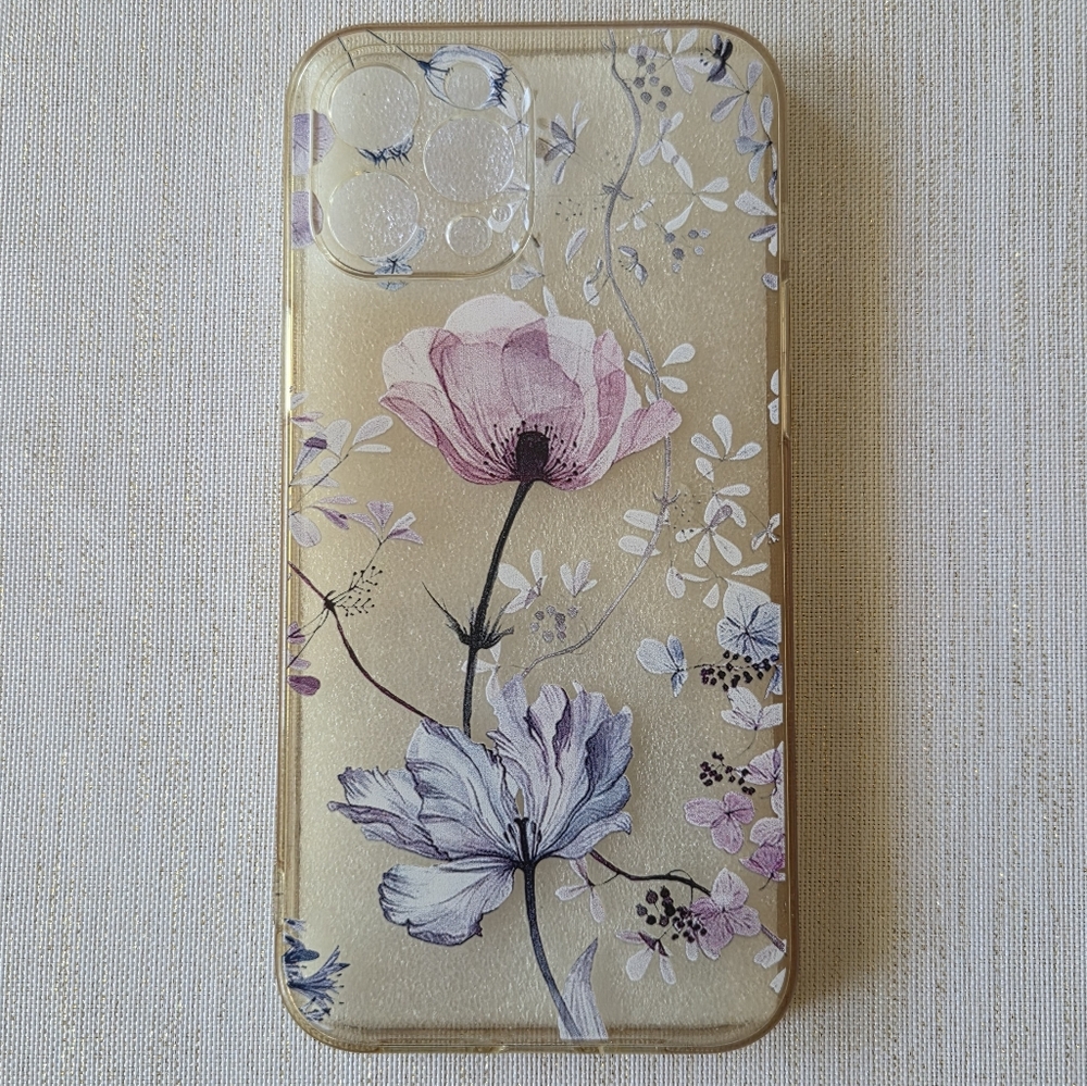 5/$25 Shimmery Floral Phone Case